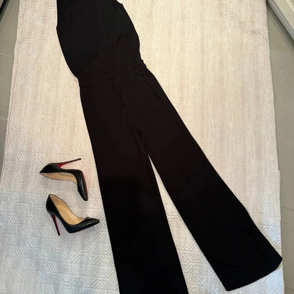 Black  Sleeveless Jumpsuit, Theory, US P (XS) - Picture 4 of 6